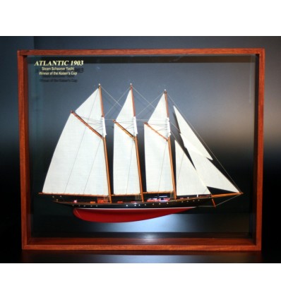 Half models with wooden frame - - Atlantic 1903 - Abordage