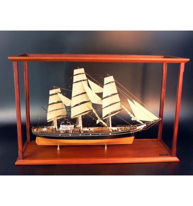 Display Cases - - Display case Acrylic with classic mahogany frame - Abordage