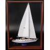 Custom Half Models - Hallberg-Rassy - Hallberg-Rassy 53 Framed Half Model - Abordage