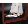 Custom Half Models - Hallberg-Rassy - Hallberg-Rassy 53 Framed Half Model - Abordage