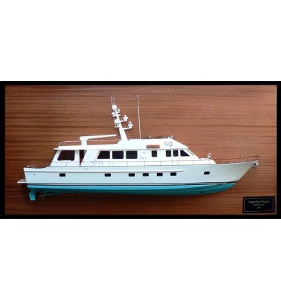 Custom Half Models - Hunt Design - Hunt 89 Motor Yacht Half Model - Abordage