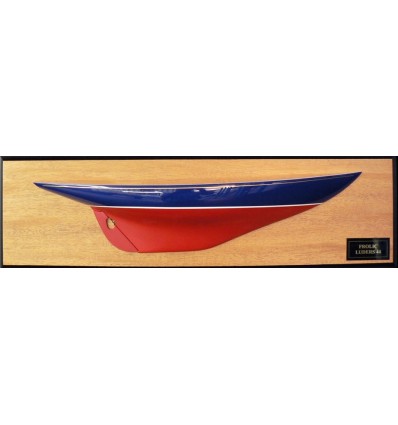 Custom Half Models - Luders Marine Construction Company - Luders 44 Half Hull - Abordage