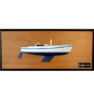 Custom Half Models - Columbia Sailing Yachts - Columbia 26 MK II half model - Abordage