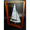 Custom Half Models - International Lightning Class - International Lightning Class framed half model - Abordage