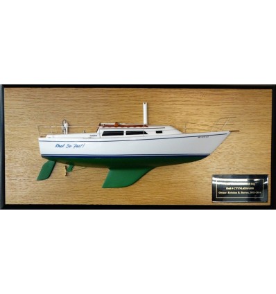 Custom Half Models - Catalina - Catalina 27 half model with deck details. - Abordage