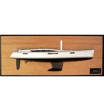 Custom Half Models - Jeanneau - Jeanneau 53 Sun Odyssey Half Model with deck details - Abordage