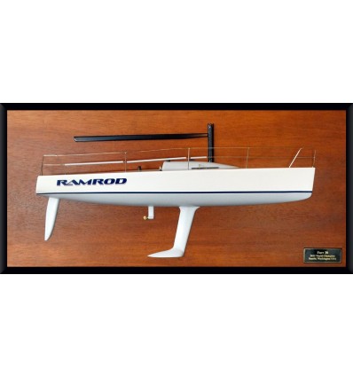 Custom Half Models - Farr - Farr 30 half model with deck details - Abordage