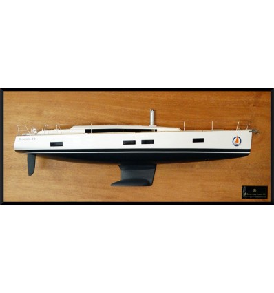 Custom Half Models - Beneteau - Beneteau Oceanis 55 half model with deck details - Abordage