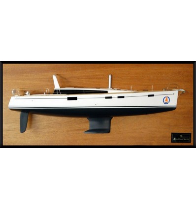 Custom Half Models - Beneteau - Beneteau Sense 50 half model with deck details - Abordage