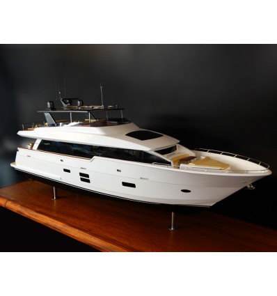 Custom Models - Hatteras - Hatteras 90 Motor Yacht Custom Model - Abordage