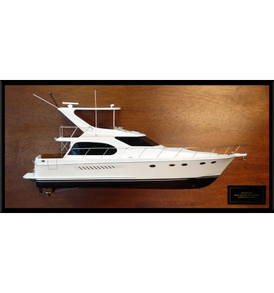 Custom Half Models - Ocean Alexander - Ocean Alexander 48 Sedan Flybridge half model - Abordage