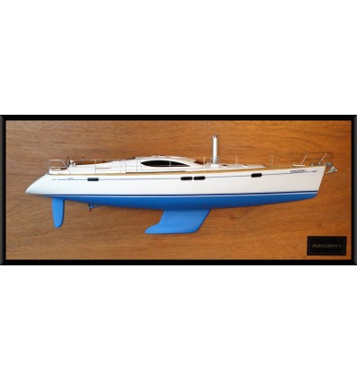 Custom Half Models - Jeanneau - Jeanneau Sun Odyssey 54 DS half model with deck details - Abordage