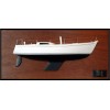Custom Half Models - Columbia Sailing Yachts - COLUMBIA 34 MK II half model with deck details - Abordage