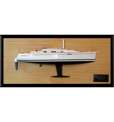 Custom Half Models - Beneteau - Beneteau First 30 half model with deck details - Abordage