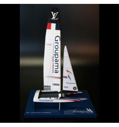 Custom Desk Models - - Groupama Team France - Catamaran AC 50 - 2017 desk model - Abordage