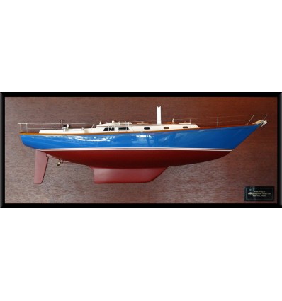 Custom Half Models - Hinckley - Hinckley Sou'Wester 42 half model with deck details - Abordage