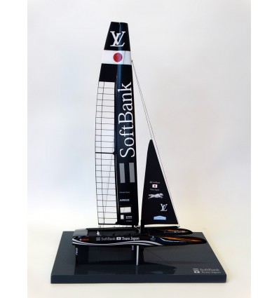 Fine Ship Models - - SoftBank Team Japan - Catamaran AC 50 - 2017 - desk model - Abordage