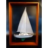 Custom Half Models - Ericson Yachts - Ericson 27 framed half model - Abordage
