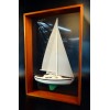 Custom Half Models - Ericson Yachts - Ericson 27 framed half model - Abordage