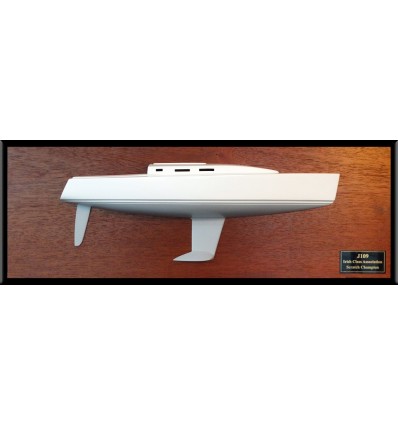 Custom Half Models - JBoats - Jboats J109 half hull with cabin and cockpit - Abordage