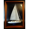 Custom Half Models - OUTBOUND Yachts - OUTBOUND 46 framed half model - Abordage