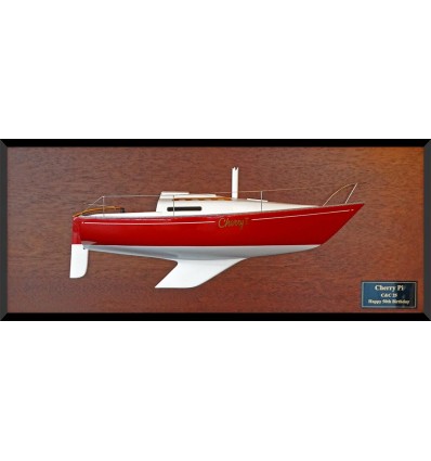 Custom Half Models - C&C Yachts - C&C 25 half model with deck details - Abordage