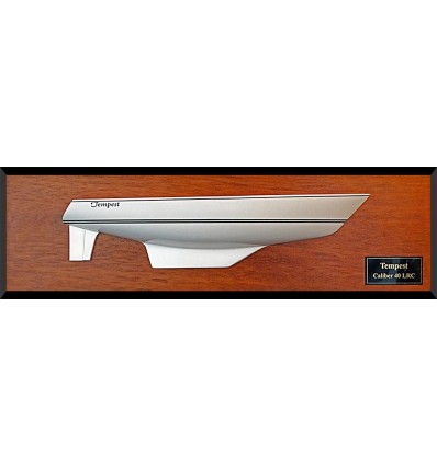 Custom Half Models - - Caliber 40 flushdeck half hull - Abordage