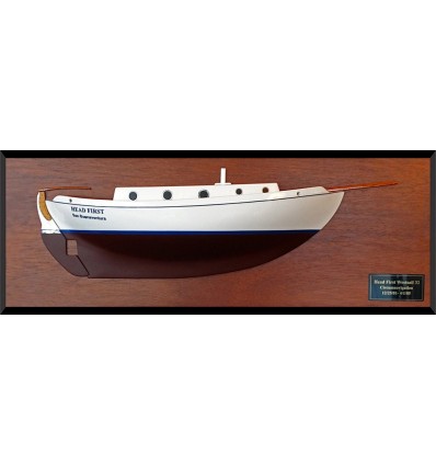 Custom Half Models - Westsail - Westsail 32 half model with cabin and cockpit only - Abordage