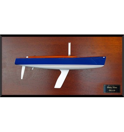 Custom Half Models - Latitude 46 - Tofinou 8 metres custom half model with deck details / Latitude 46 - Abordage