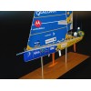Custom Desk Models - - Volvo Ocean Race VOR 70 - Brasil 1 - 2005-2006 desk model - Abordage