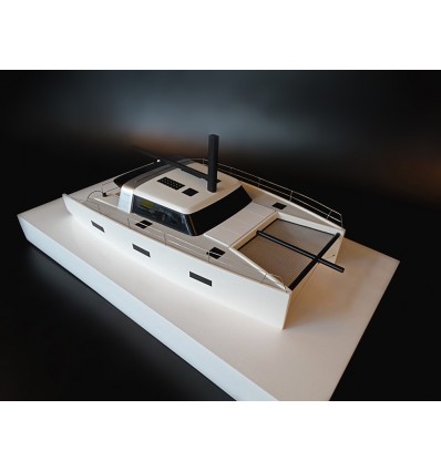 Custom Models - VAAN Yachts - VAAN R4 Sailing catamaran custom model - Abordage