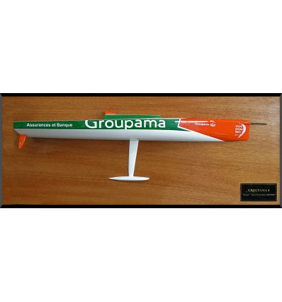 Custom Half Models - - Volvo Ocean Race VOR, edition 2011-2012, Groupama 4, Volvo Open 70, half hull - Abordage