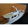 Custom Half Models - - Fleming 53 power boat half model with deck details - Abordage