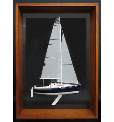 Custom Half Models - Beneteau - Beneteau First 20 framed half model - Abordage