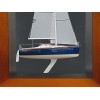 Custom Half Models - Beneteau - Beneteau First 20 framed half model - Abordage