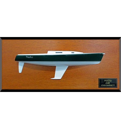 Custom Half Models - JBoats - J 105 half model with cabin and cockpit only - Abordage