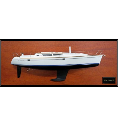 Custom Half Models - Jeanneau - Jeanneau Sun Odyssey 40 half model with deck details - Abordage