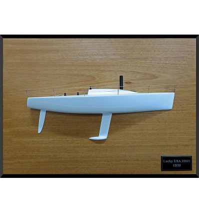 Custom Half Models - - One Design 35 custom half model with deck details - Abordage