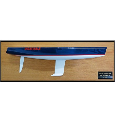 Custom Half Models - Nelson Marek Yacht Design - Nelson Marek 50 flushdeck half hull - Abordage