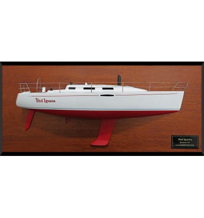 Custom Half Models - Beneteau - Beneteau 36.7 custom half model with deck details - Abordage