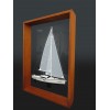 Custom Half Models - Jeanneau - Jeanneau 50 DS framed half model - Abordage