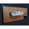 Custom Half Models - - Grady-White Fisherman 216 custom model with deck details - Abordage