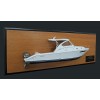 Custom Half Models - Pursuit - Pursuit OS 355 Offshore custom half model with deck details - Abordage