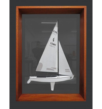 Custom Half Models - International Lightning Class - Lightning framed half model - Abordage