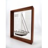 Custom Half Models - Island Packet Yachts - Island Packet 32 framed half model - Abordage