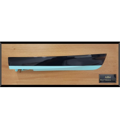 Custom Half Models - DYER Boats - Dyer Glamour Girl 16 half hull - Abordage