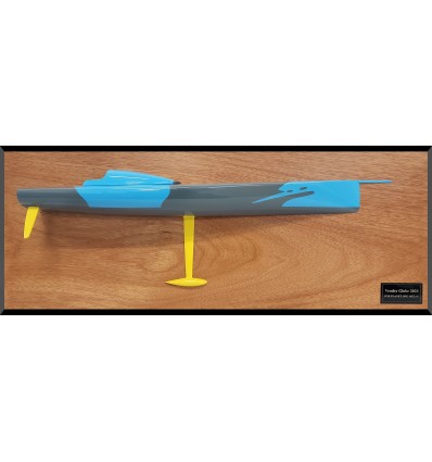 Custom Half Models - Owen Clarke Design - Owen Clark Design 60-foot half model with cabin and cockpit only - Abordage