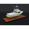 Custom Desk Models - Bertram - Bertram 31 custom desk model with tuna tower - Abordage