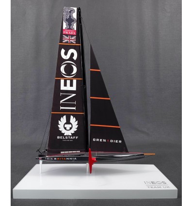 America's Cup Boats - - AC 75 INEOS TEAM UK desk model 2021 MN-A102 - Abordage