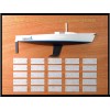Custom Half Models - JBoats - J80 Trophy Half Model - Abordage